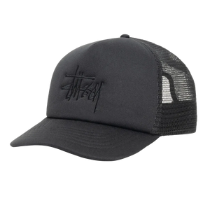 Stussy Big Basic Trucker Cap - Shadow Black