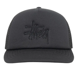 Stussy Big Basic Trucker Cap - Shadow Black