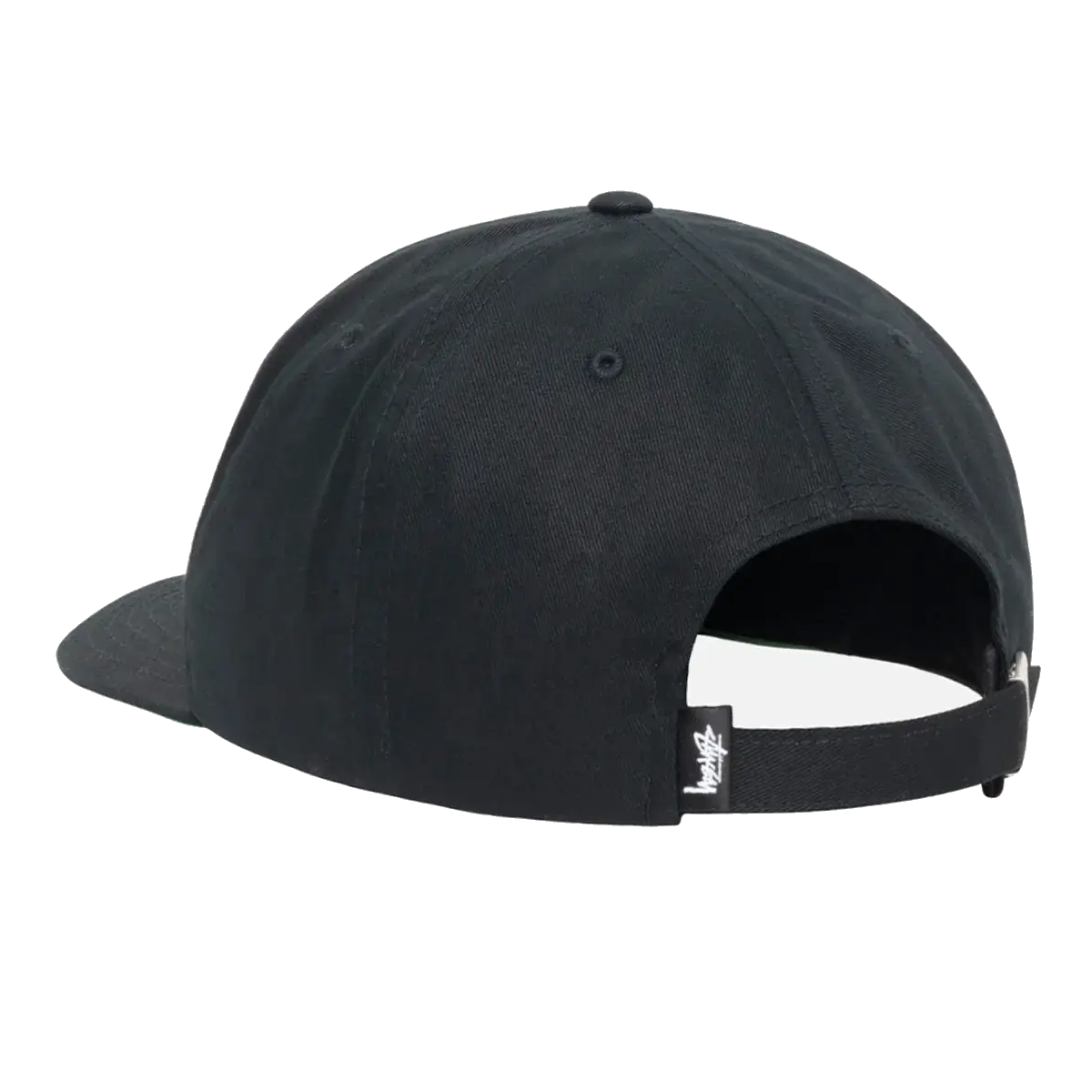 Stussy Mid-Depth Stu Arch Strapback - Shadow Black