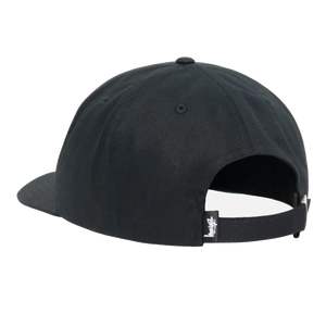 Stussy Mid-Depth Stu Arch Strapback - Shadow Black