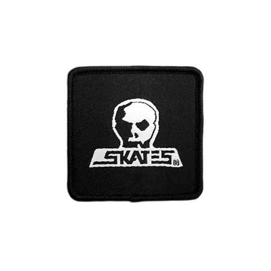 Skull Skates Square Logo Patch - 2"