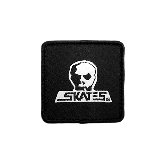 Skull Skates Square Logo Patch - 2"