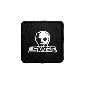 Skull Skates Square Logo Patch - 2"