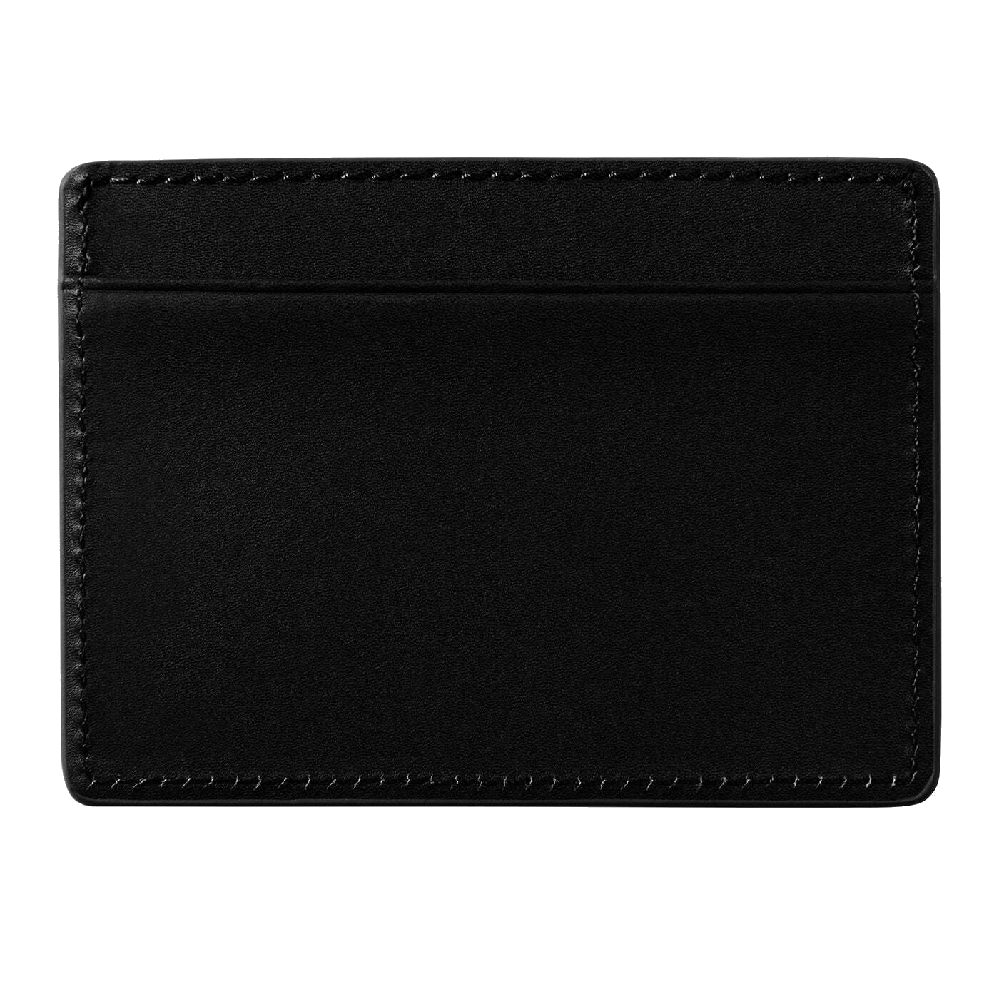 Carhartt WIP Vegas Cardholder - Black Leather/Gold