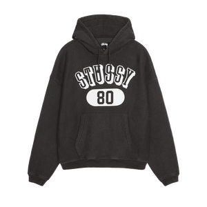 Stussy Stussy 80 Relaxed Hoodie - Washed Black