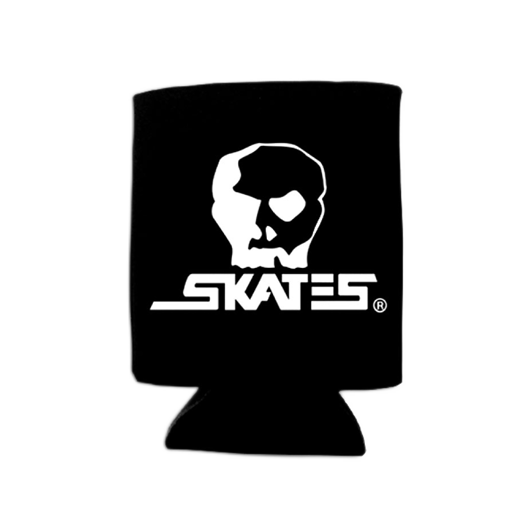 Skull Skates Horse Logo Coozie - Black