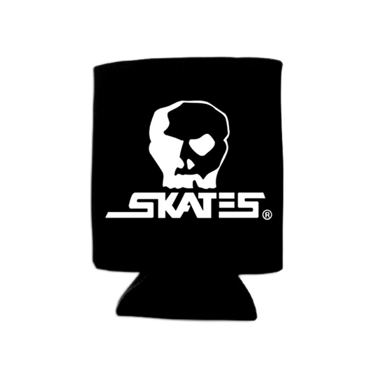 Skull Skates Horse Logo Coozie - Black