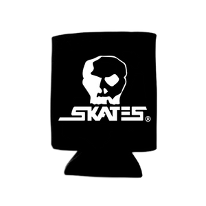 Skull Skates Horse Logo Coozie - Black