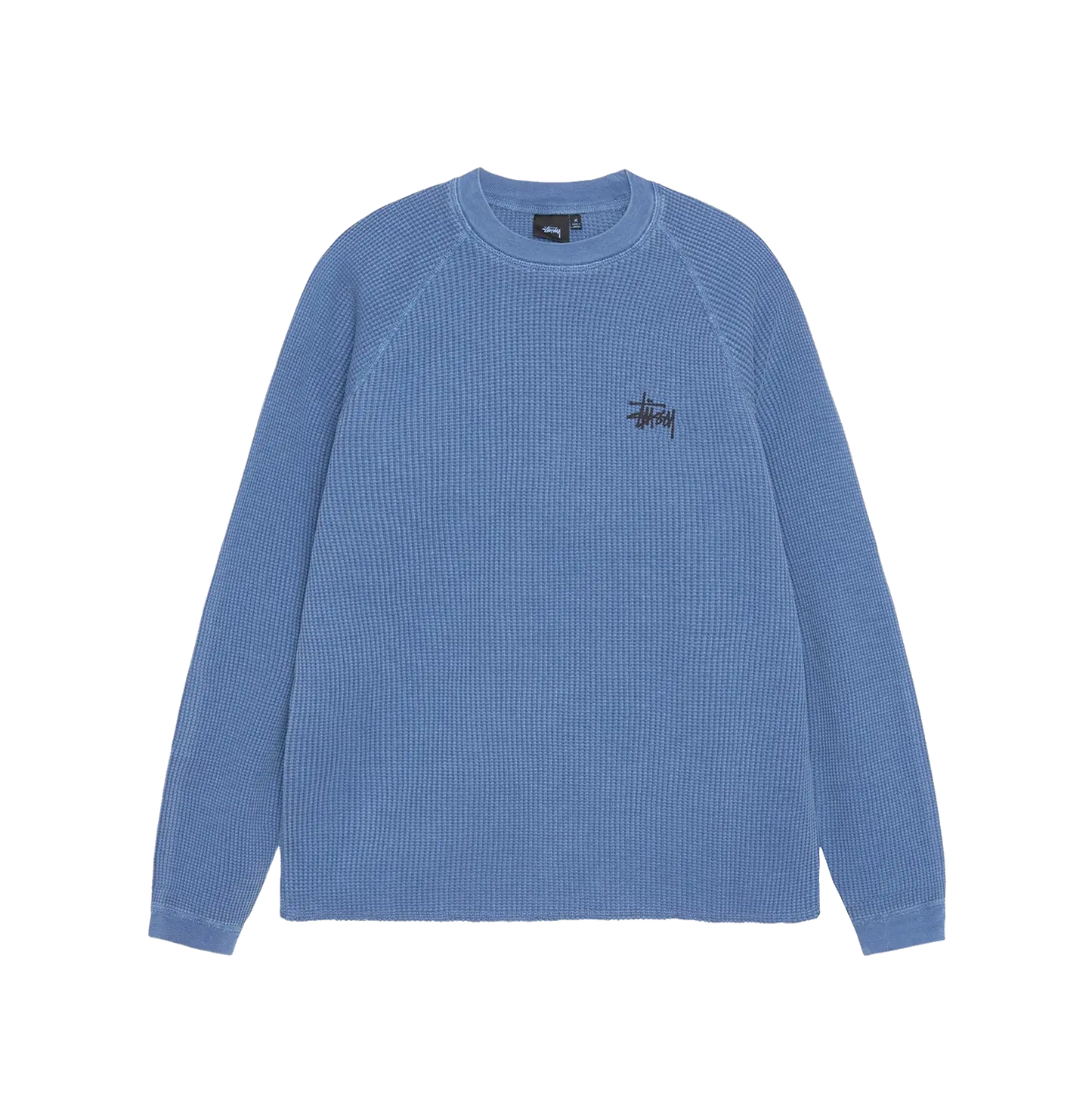 Stussy Basic Stock Longsleeve Thermal - Blue