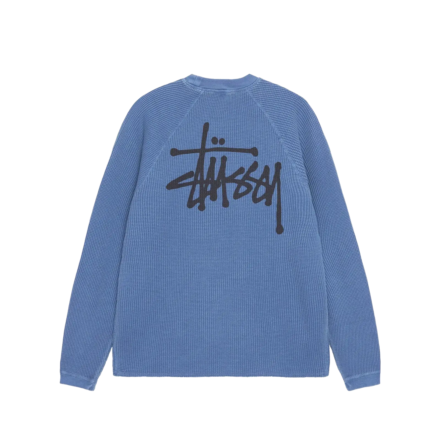 Stussy Basic Stock Longsleeve Thermal - Blue