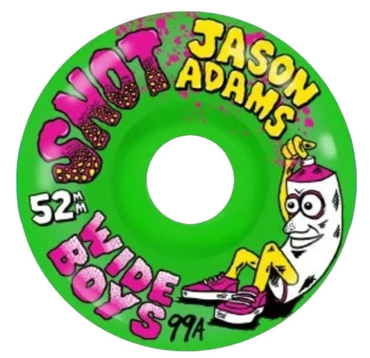 Snot Jason Adams Green Wide Boys Wheels - 99A 52mm