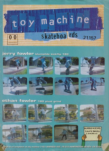 Toy Machine Fowler Poop Deck - 8.25