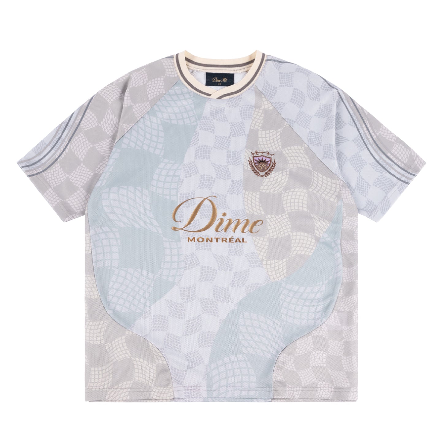 Dime Checkered Home Jersey - Cream
