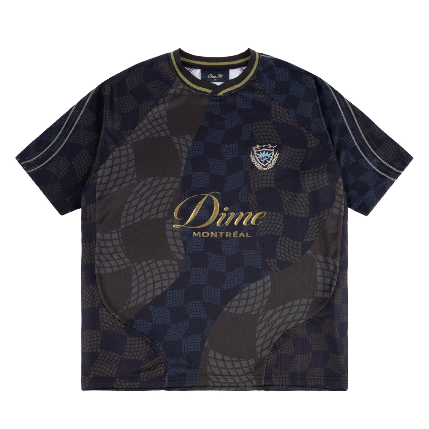 Dime Checkered Home Jersey - Black