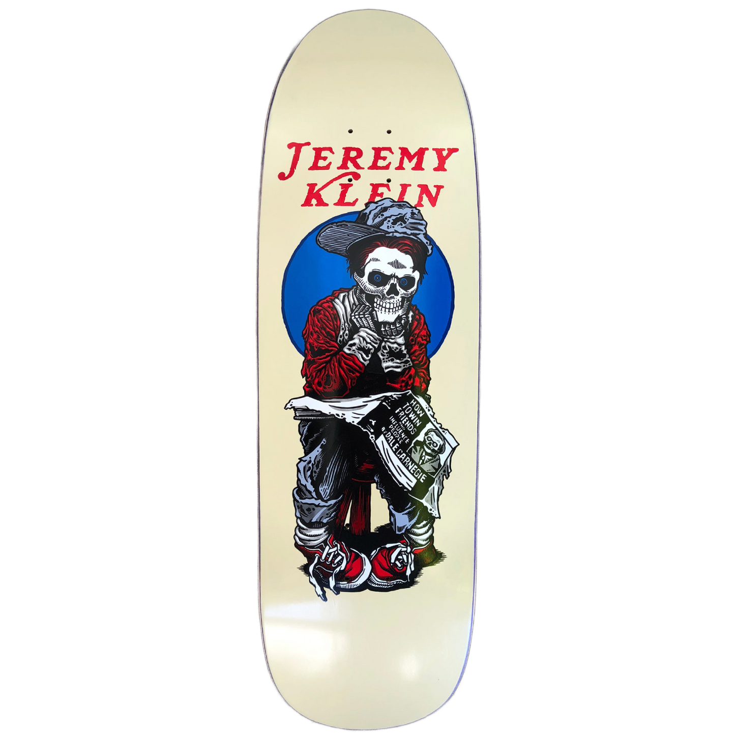 Hook-Ups Black Eye Kid Skull Jeremy Klein Deck - 9.5