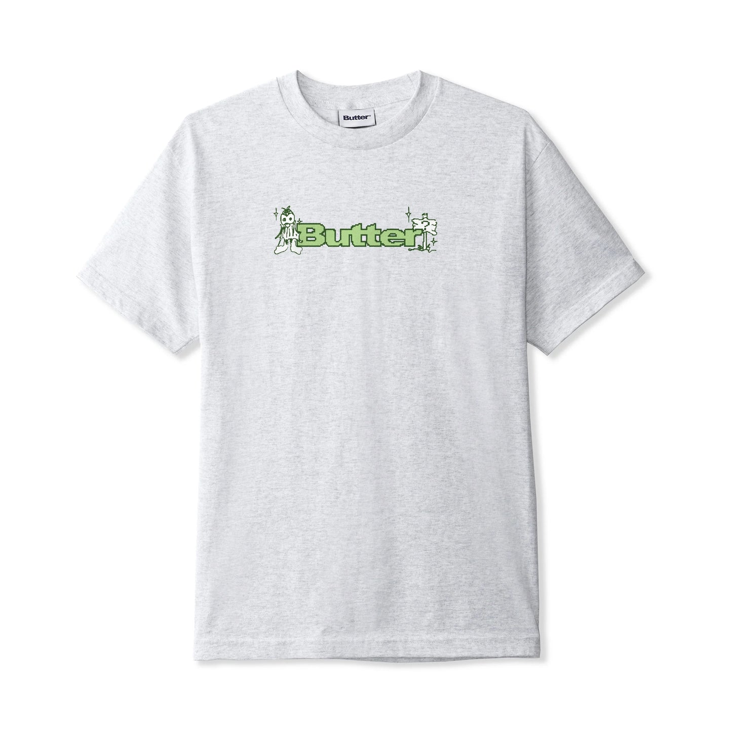 Butter Goods Quest Logo Tee - Ash