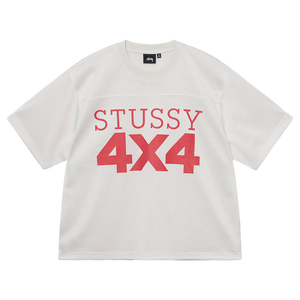 Stussy 4X4 Mesh Football Jersey - Bone – Ninetimes Skateshop