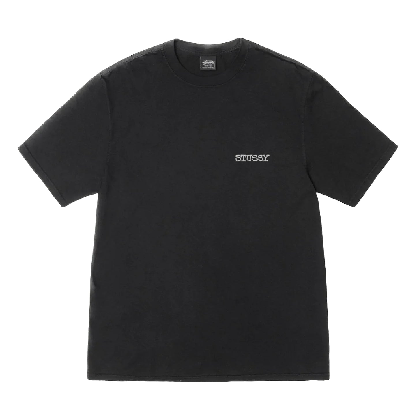 Stussy Jumbo Pigment Dyed Tee - Black