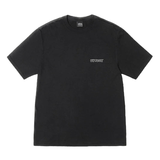 Stussy Jumbo Pigment Dyed Tee - Black