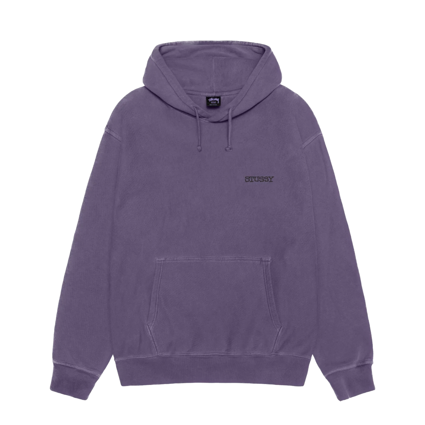 Stussy Jumbo Pigment Dyed Hoodie - Grape
