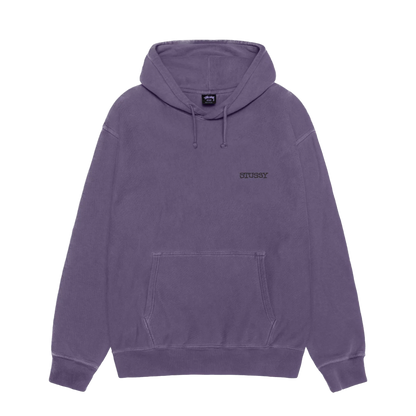 Stussy Jumbo Pigment Dyed Hoodie - Grape