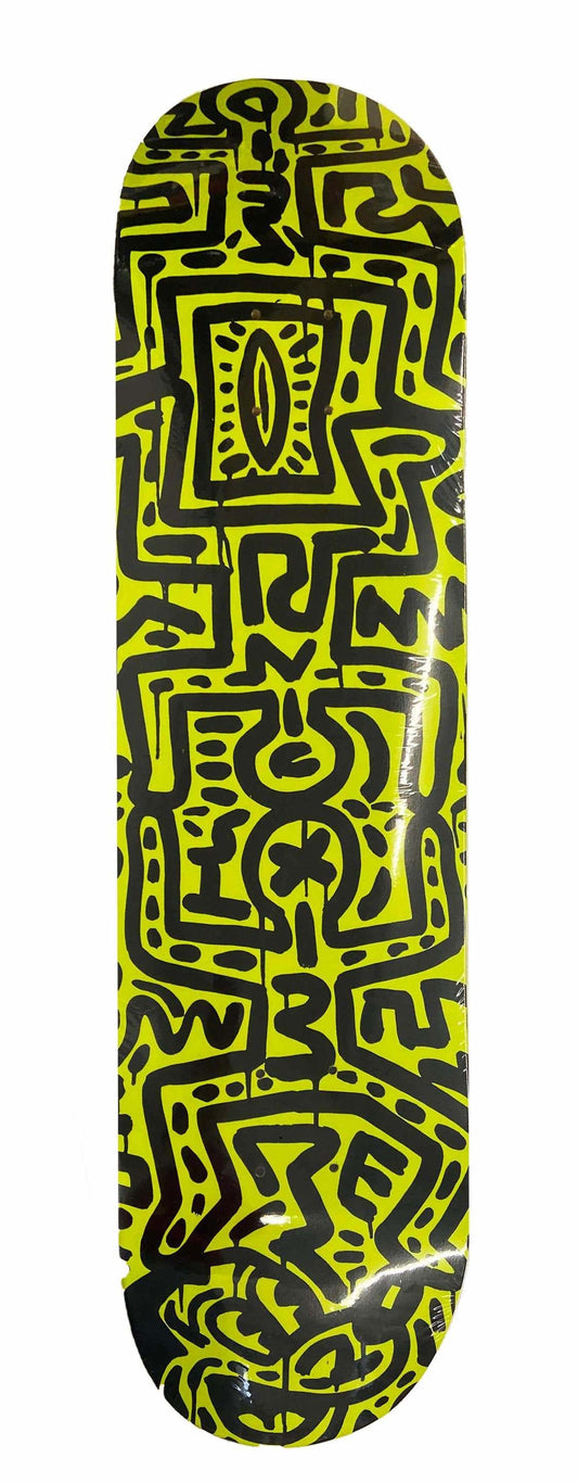 Diamond Disney Mickey Mouse Neon Keith Haring Deck - 8.25