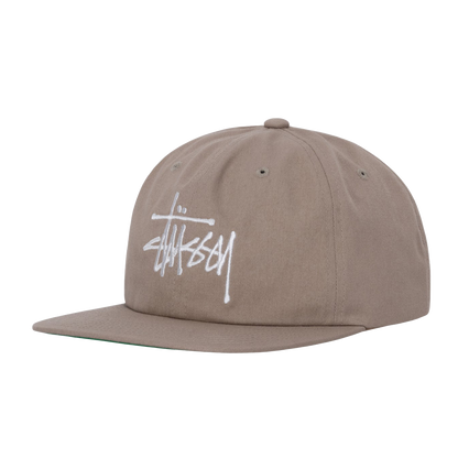 Stussy Basic Strapback Cap - Khaki