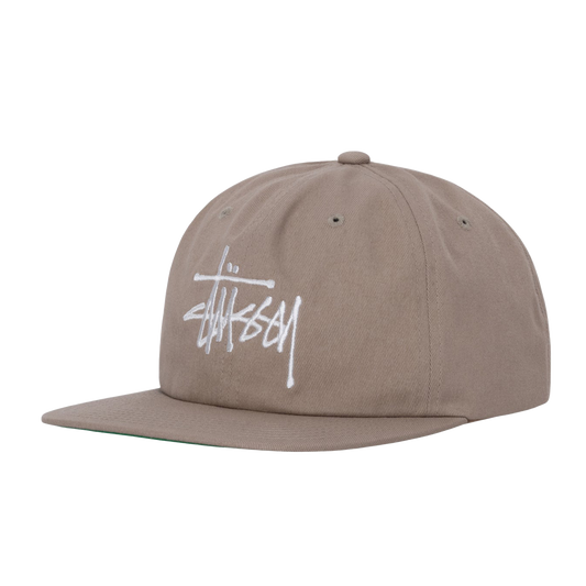 Stussy Basic Strapback Cap - Khaki