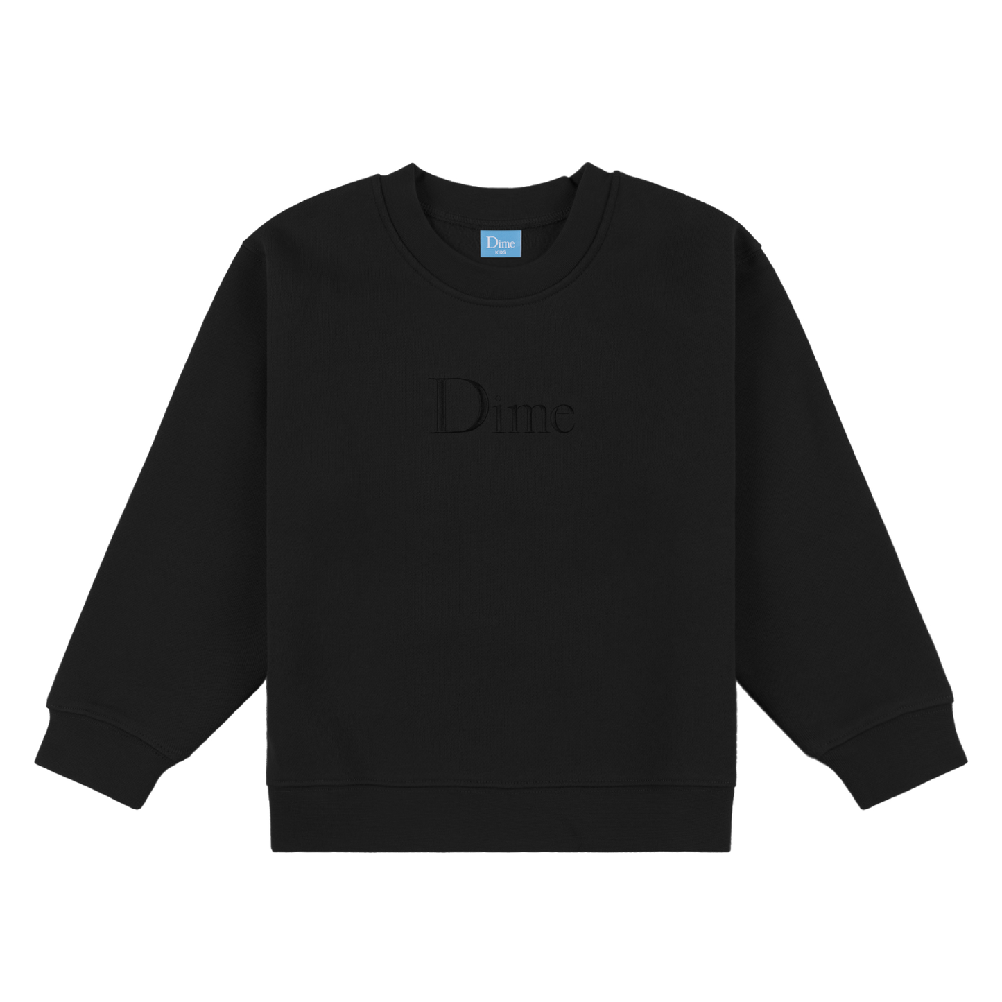 Dime Classic Logo Crewneck Kids - Black