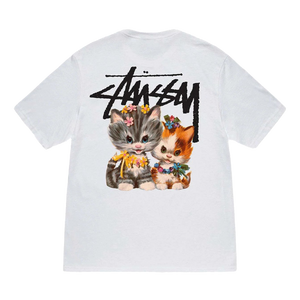 Stussy Kittens Tee - White