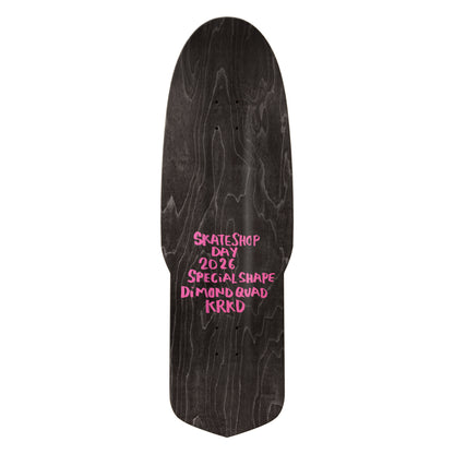 Krooked Skate Shop Day Exclusive Diamond Quad Deck- 10.75