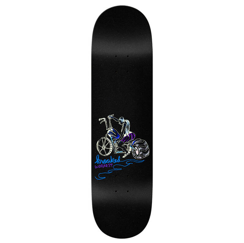 Krooked Worrest Chop Shop Twin Tail Slick Deck - 8.38