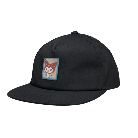 Girl Hello Kitty & Friends Kuromi 5-Panel Hat - Black