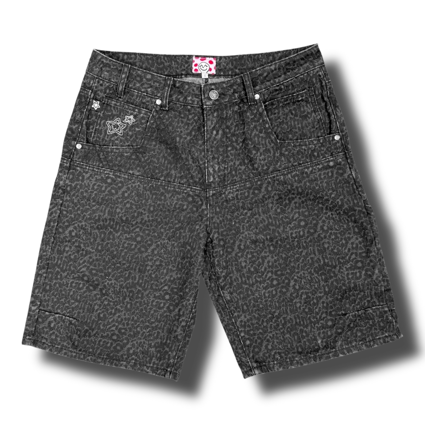 Star Team Drop Shorts - Leopard