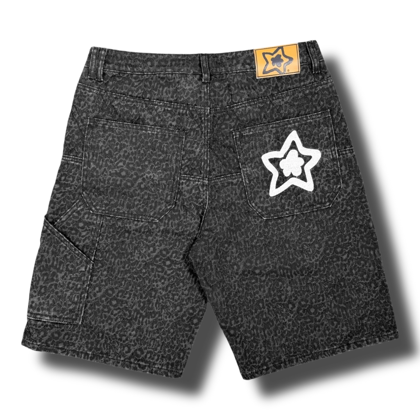 Star Team Drop Shorts - Leopard