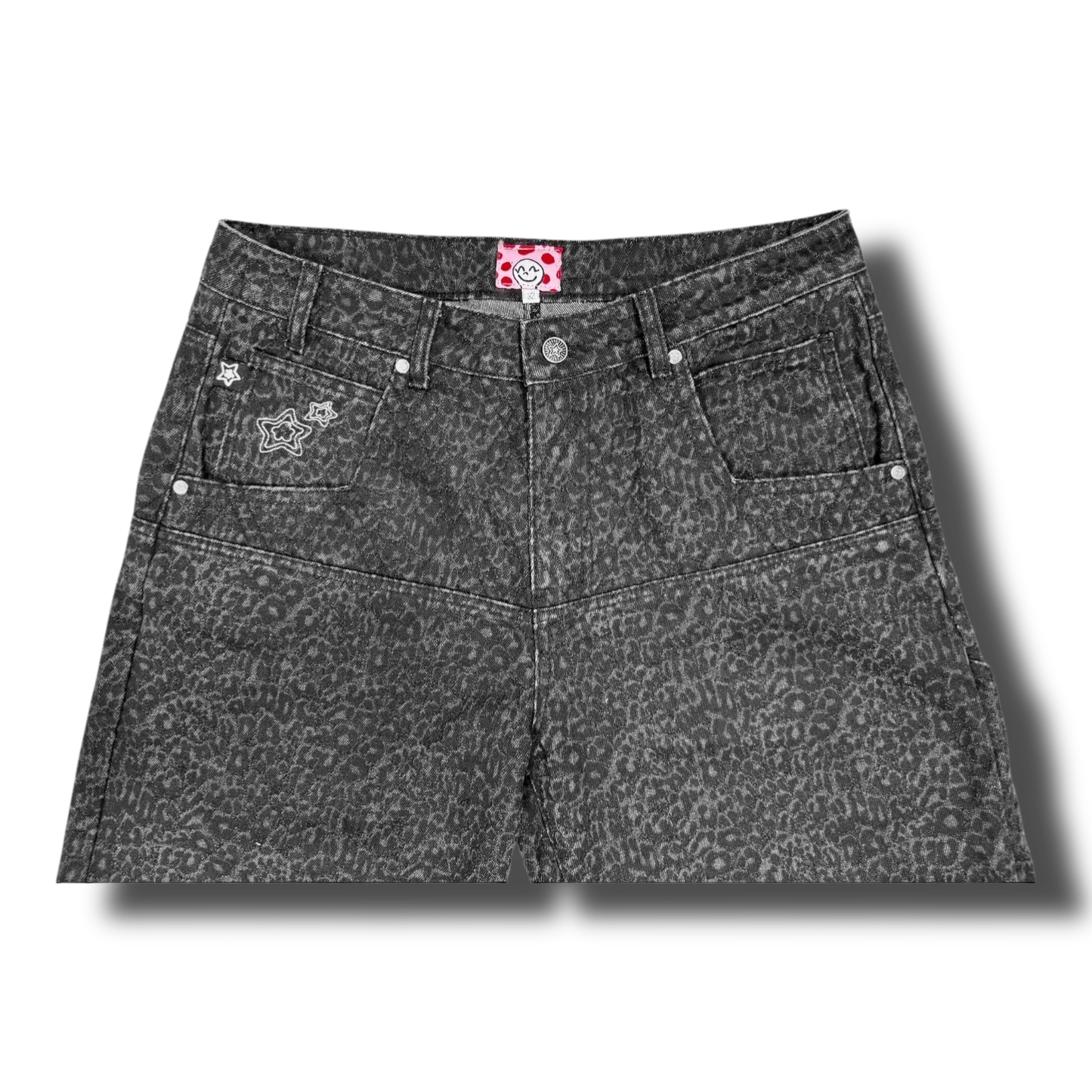 Star Team Drop Shorts - Leopard