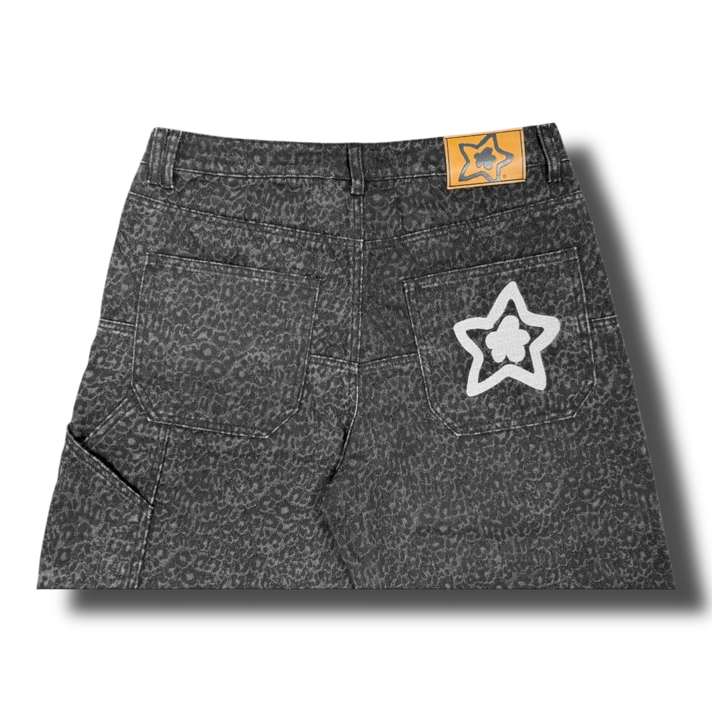 Star Team Drop Shorts - Leopard