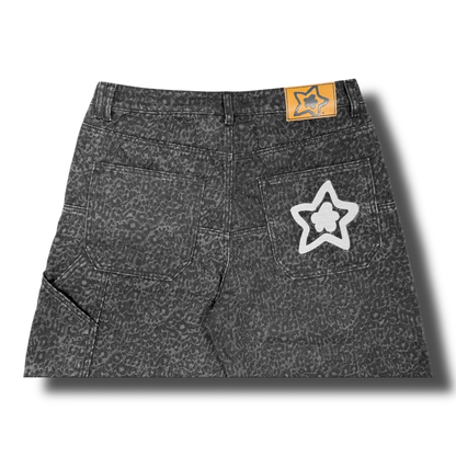 Star Team Drop Shorts - Leopard
