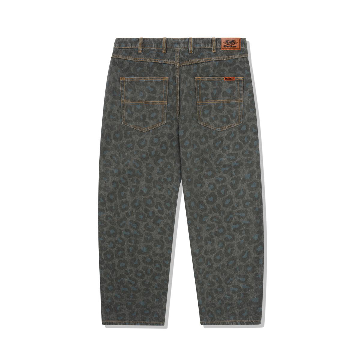 Butter Goods Leopard Denim Jeans - Back