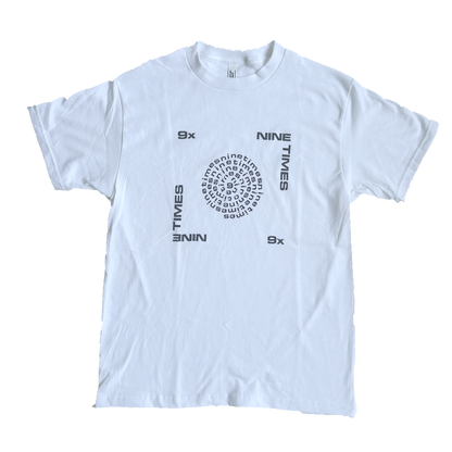 Ninetimes Letraset Tee - White