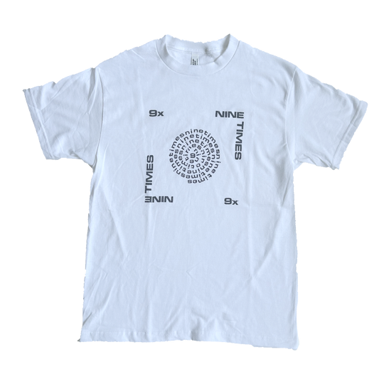 Ninetimes Letraset Tee - White