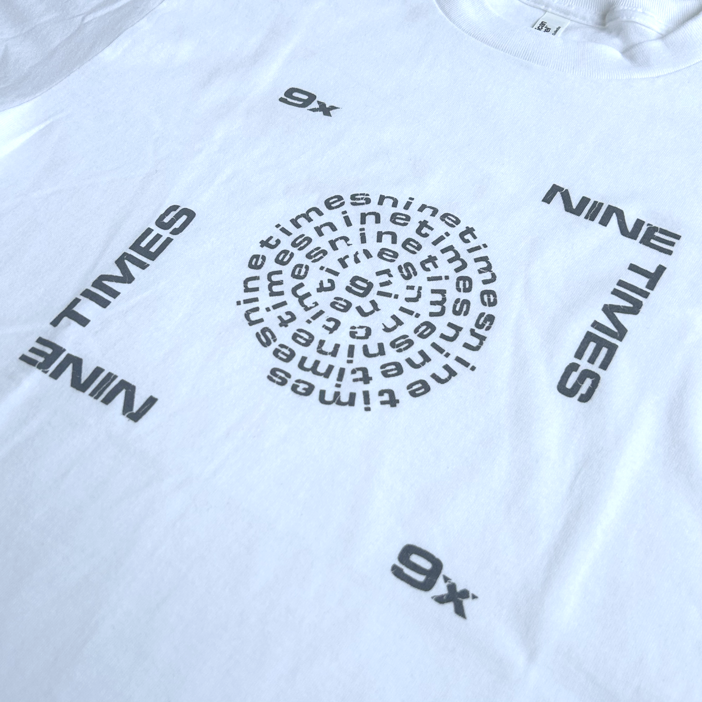 Ninetimes Letraset Tee - White