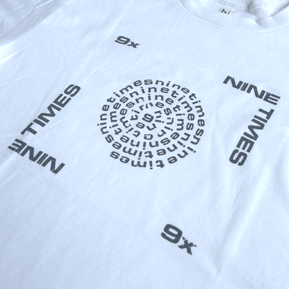 Ninetimes Letraset Tee - White