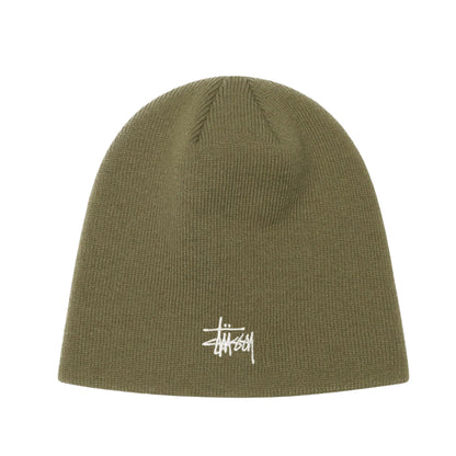 Stussy Basic Skullcap Beanie - Light Olive