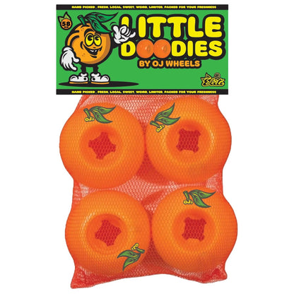 OJ's III Lil Doodies Orange Wheels - 99A 58mm