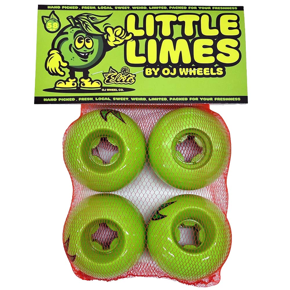 OJs Little Limes Lil Doodies Green Wheels - 99A 58mm