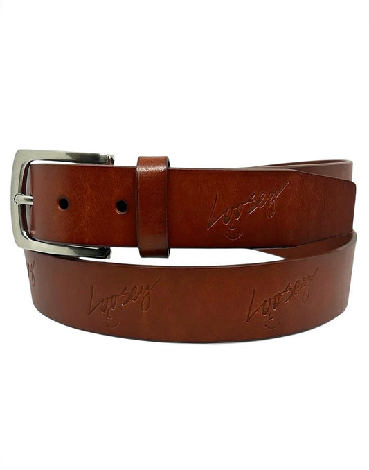 Loosey Premium Leather Belt - Brown