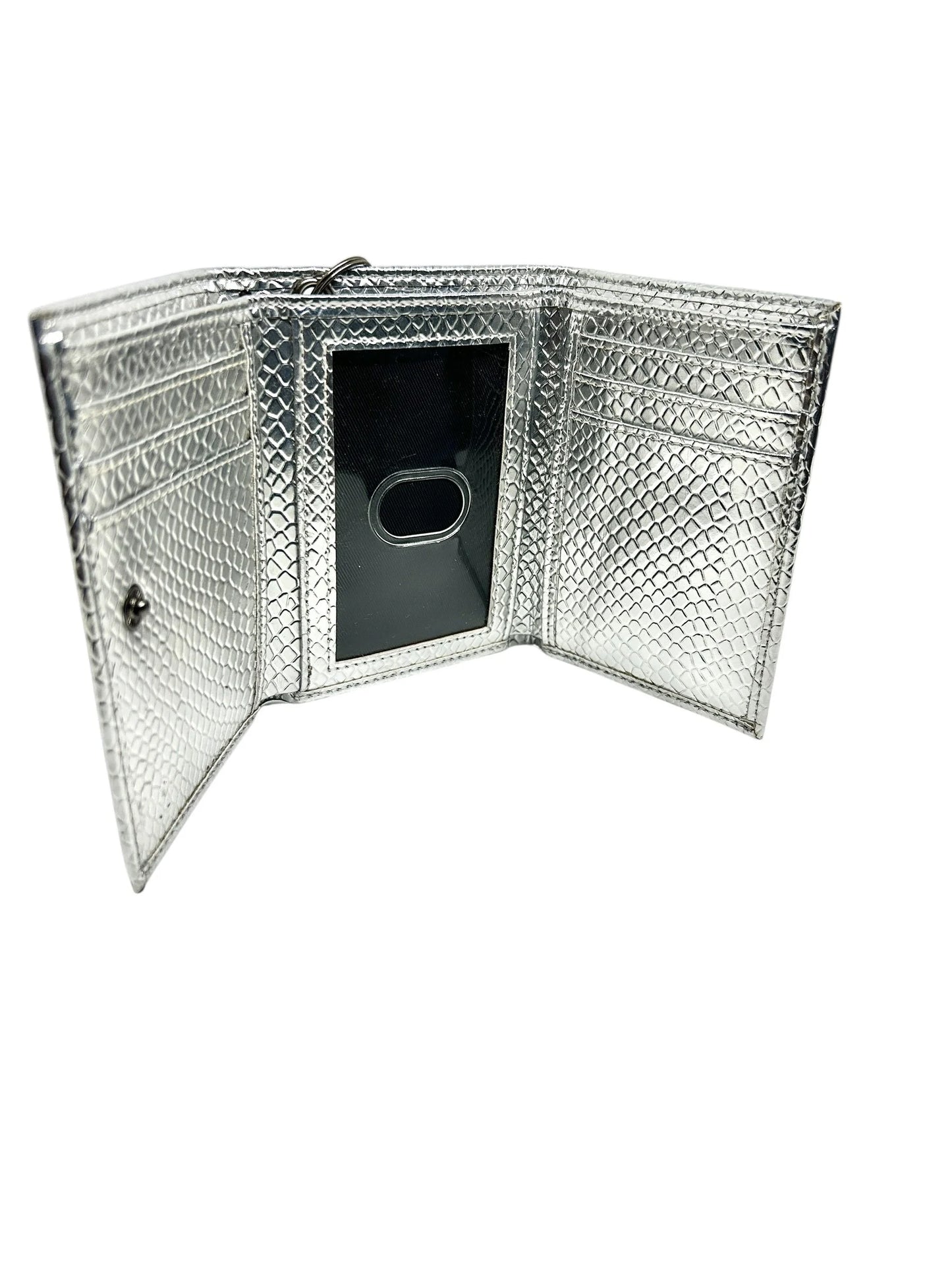 Loosey Metallic Chain Gang Wallet - Silver