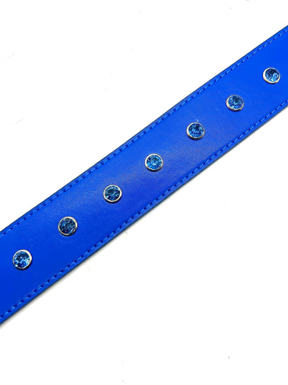 Loosey Rhinestone Belt - Royal
