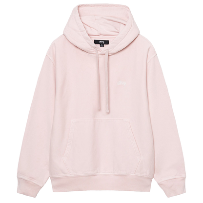 Stussy Overdyed Stock Logo Hoodie - Light Pink